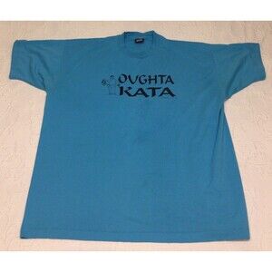 Vintage 1997 Best Fruit Of The Loom Shirt "Oughta Kata" Size XXL Funny Graphic